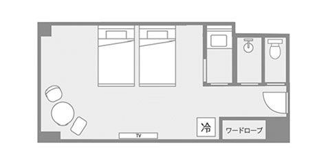 房间布局图|奈良橿原美爵酒店【官方】