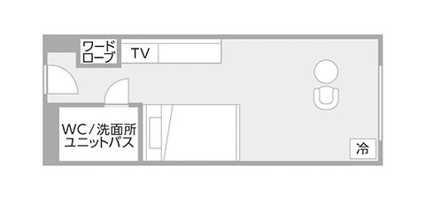 房间布局图|奈良橿原美爵酒店【官方】