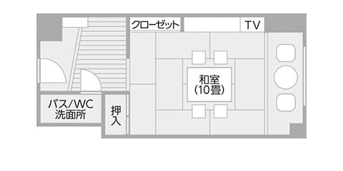 房间布局图|奈良橿原美爵酒店【官方】