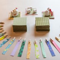 在古都奈良制作的原创榻榻米杯垫