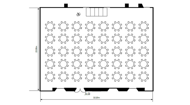 MAIN HALL Floor Plan | Grand Mercure Nara Kashihara