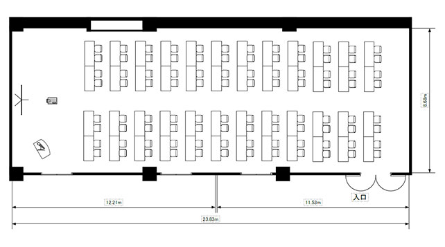 MEETING ROOM2 Floor Plan | Grand Mercure Nara Kashihara