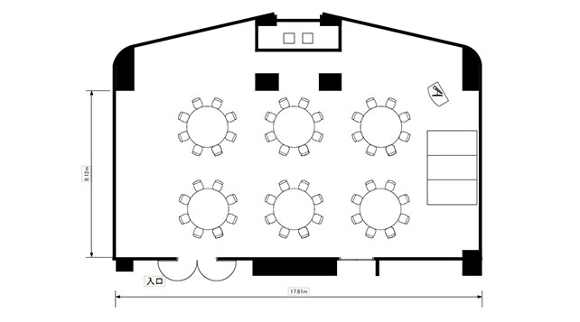 MEETING ROOM3 Floor Plan | Grand Mercure Nara Kashihara