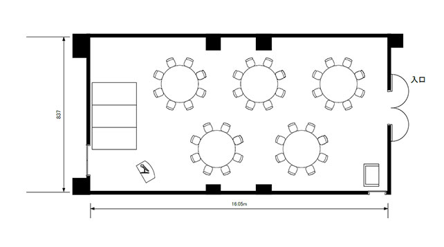 MEETING ROOM4.5 Floor Plans | Grand Mercure Nara Kashihara