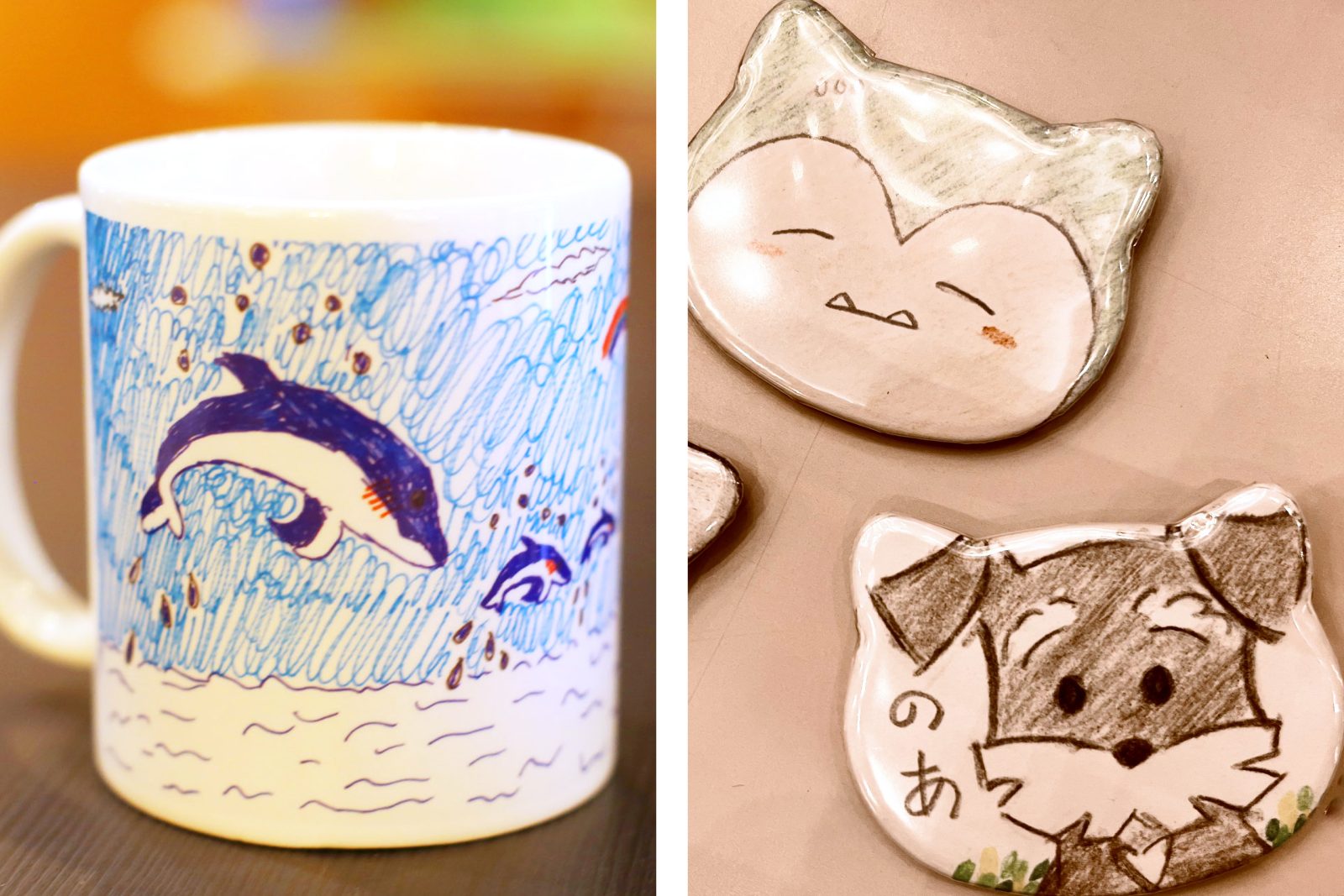 【Summer Vacation ★ Free Study】 Original mugs & can badges made with Asuka Omoide-do (advance reservation required)
