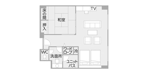 房間布局圖|奈良橿原美爵酒店【官方】